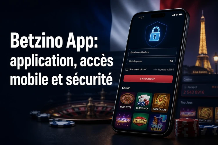 app Betzino: application, accès mobile et sécurité