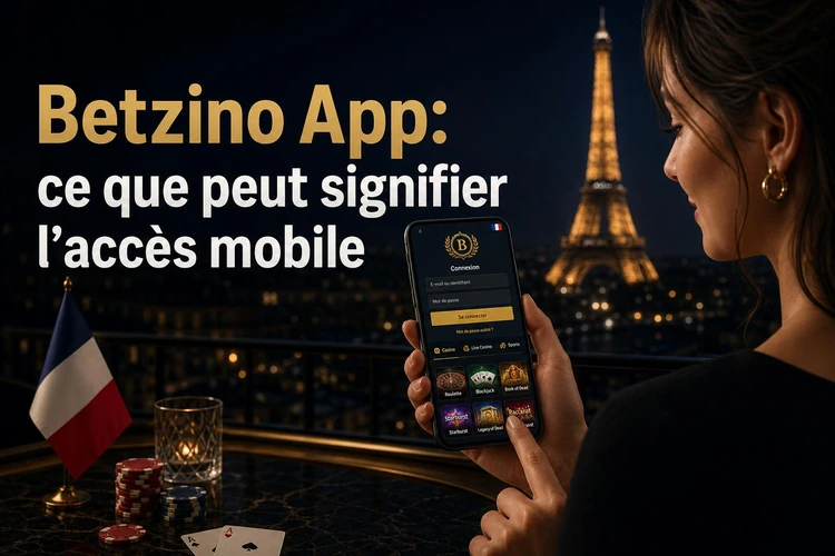 Betzino App: ce que peut signifier l'accès mobile