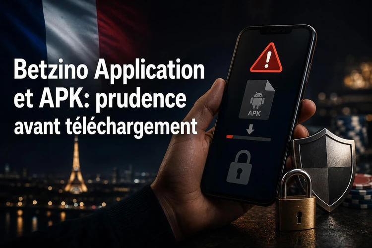 Betzino Casino Application et APK: prudence avant téléchargement