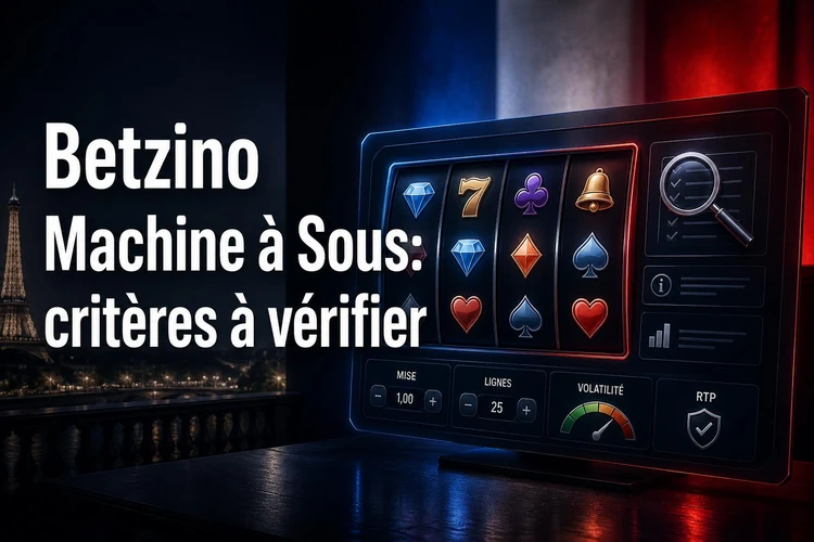 Betzino Machine à Sous: que vérifier dans les machines à sous