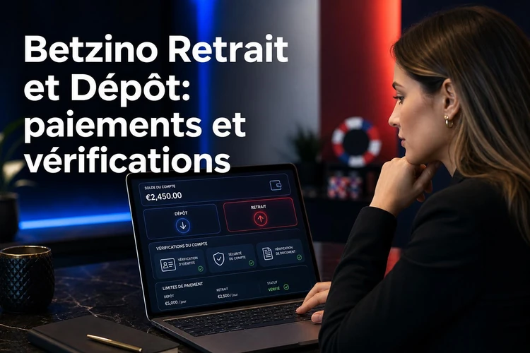 Betzino Retrait et Dépôt: comprendre les paiements, limites et vérifications