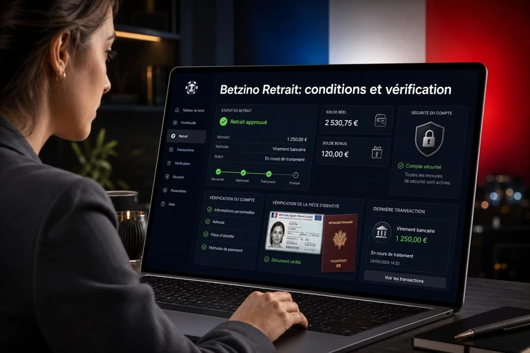 Betzino Retrait: conditions possibles et vérification du compte